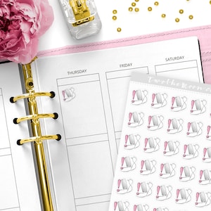 Adesivi per telefono / Adesivi per planner funzionale Icon / Bullet Journal, Filofax, Erin Condren, Happy Planner