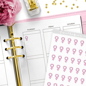 Ladies Days-stickers / Icon Functional Planner-stickers / Bullet Journal, Filofax, Erin Condren, Happy Planner