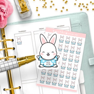 Bunn PJ's All Day / Icon Functional Planner-stickers / Bullet Journal, Filofax, Erin Condren, Happy Planner