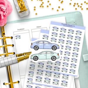 Stickers autoplanner / pictogram functionele plannerstickers / Bullet Journal, Filofax, Erin Condren, Happy planner