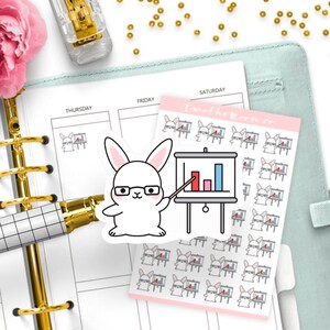 Bunn-presentatie / Icon Functional Planner-stickers / Bullet Journal, Filofax, Erin Condren, Happy Planner