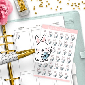 Bunn Guitar / Icon Functional Planner-stickers / Bullet Journal, Filofax, Erin Condren, Happy Planner