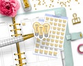 Electricity Planner Stickers / Icon Functional Planner stickers / Bullet Journal, Filofax, Erin Condren, Happy Planner product logo