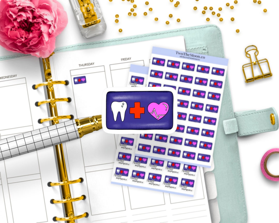 Health Insurance Planner Stickers / Icon Functional Planner Stickers ...