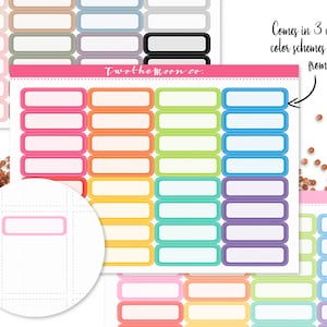 Pegatinas para planificador de cuarto de semana / Pegatinas para planificador funcional / Bullet Journal, Filofax, Erin Condren, Happy Planner