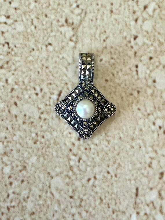 Vintage Judith Jack Pendant Judith Jack Pearl Pendant