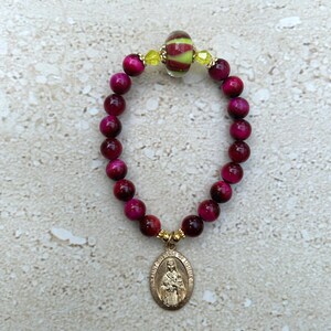 Saint Theresa of Lisieux Bracelet St Theresa Religious Bracelet Religious Gift