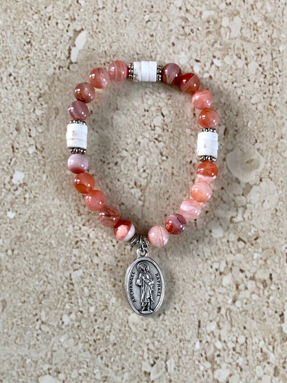 Buy Saint Raphael Bracelet Arch Angel Raphael Bracelet Patron