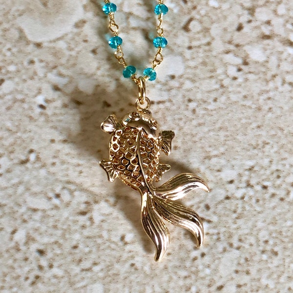Koi Necklace Etsy