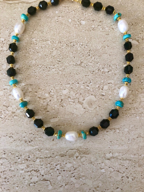 Onyx Necklaces, Set of 4