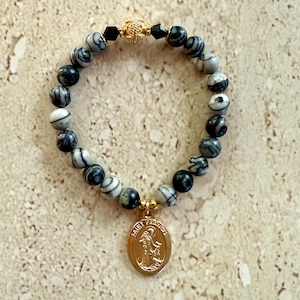 Saint Francis of Assisi Bracelet St Francis Bracelet Patron Saint of Pets and Animals Religious Bracelet Catholic Bracelet Religious Gift