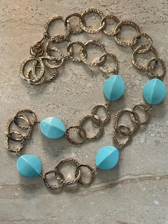 Kenneth Jay Lane Vintage Necklace KJL Long Neckla… - image 2