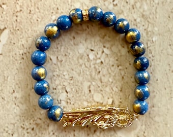 Saint Jude Bracelet St Jude Jewelry Religious Gift Saint Jude Patron Saint of Lost Causes Gold Accented Jade Religious Gift Faith Jewelry