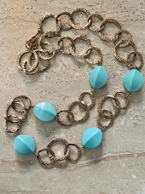 Kenneth Jay Lane Vintage Necklace KJL Long Neckla… - image 1