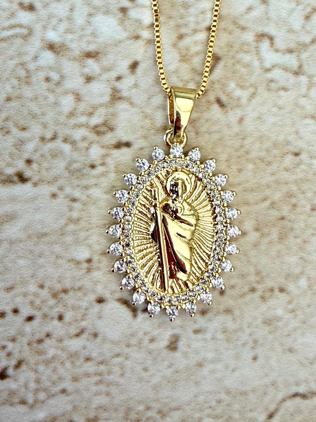 Saint Jude Pendant Saint Jude Necklace Saint Jude Patron Saint of Lost ...