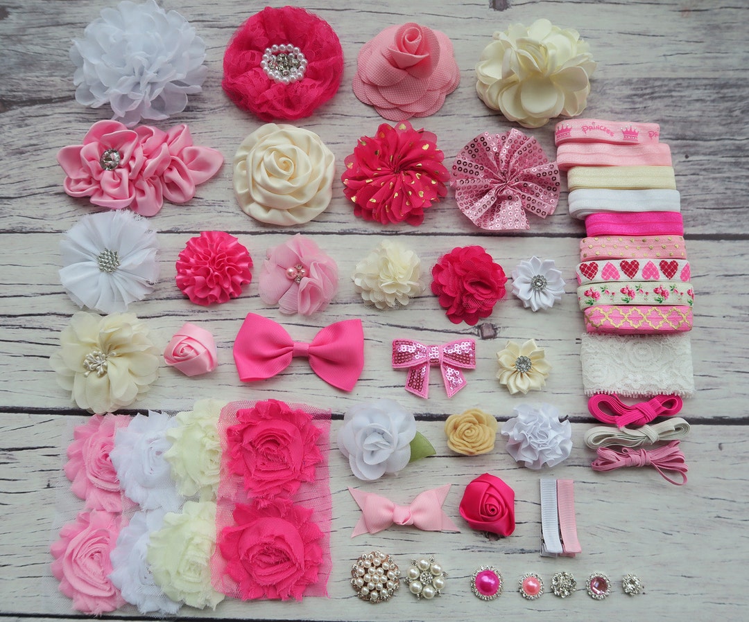 Baby Shower Headband Station Kitdiy Headband Making Kitfirst Etsy