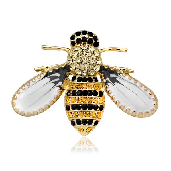 Bumble Bee Brooch Honey Bee Pin, Craft Supply Bee，Fashion Jewelry, For Women Party Banquet Rhinestone Brooch Pins, Jewelry Accessories