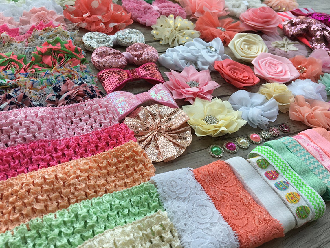 DIY Headband Making Kitholiday Gift Baby Shower Headband Etsy