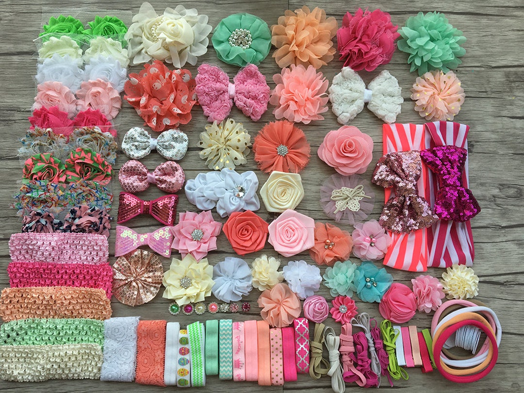 DIY Headband Making Kit,holiday Gift, Baby Shower Headband Kit