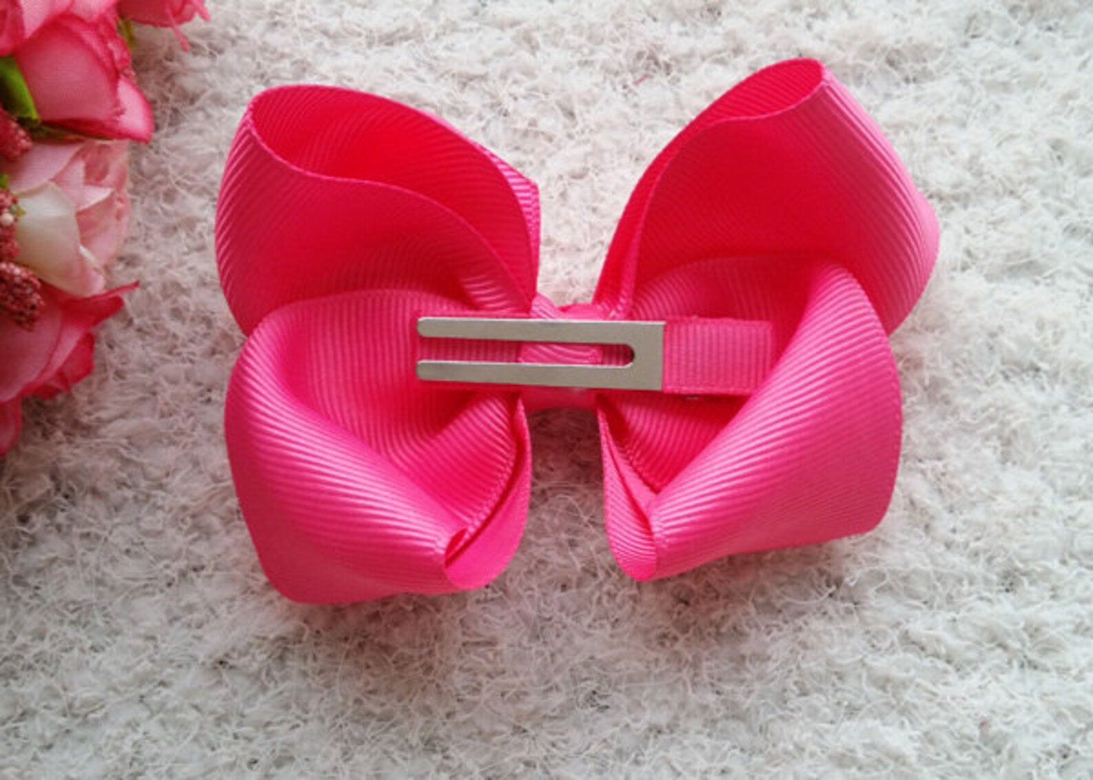 5 pcs 6 inch hair bows for girls baby girls hair bows large Etsy