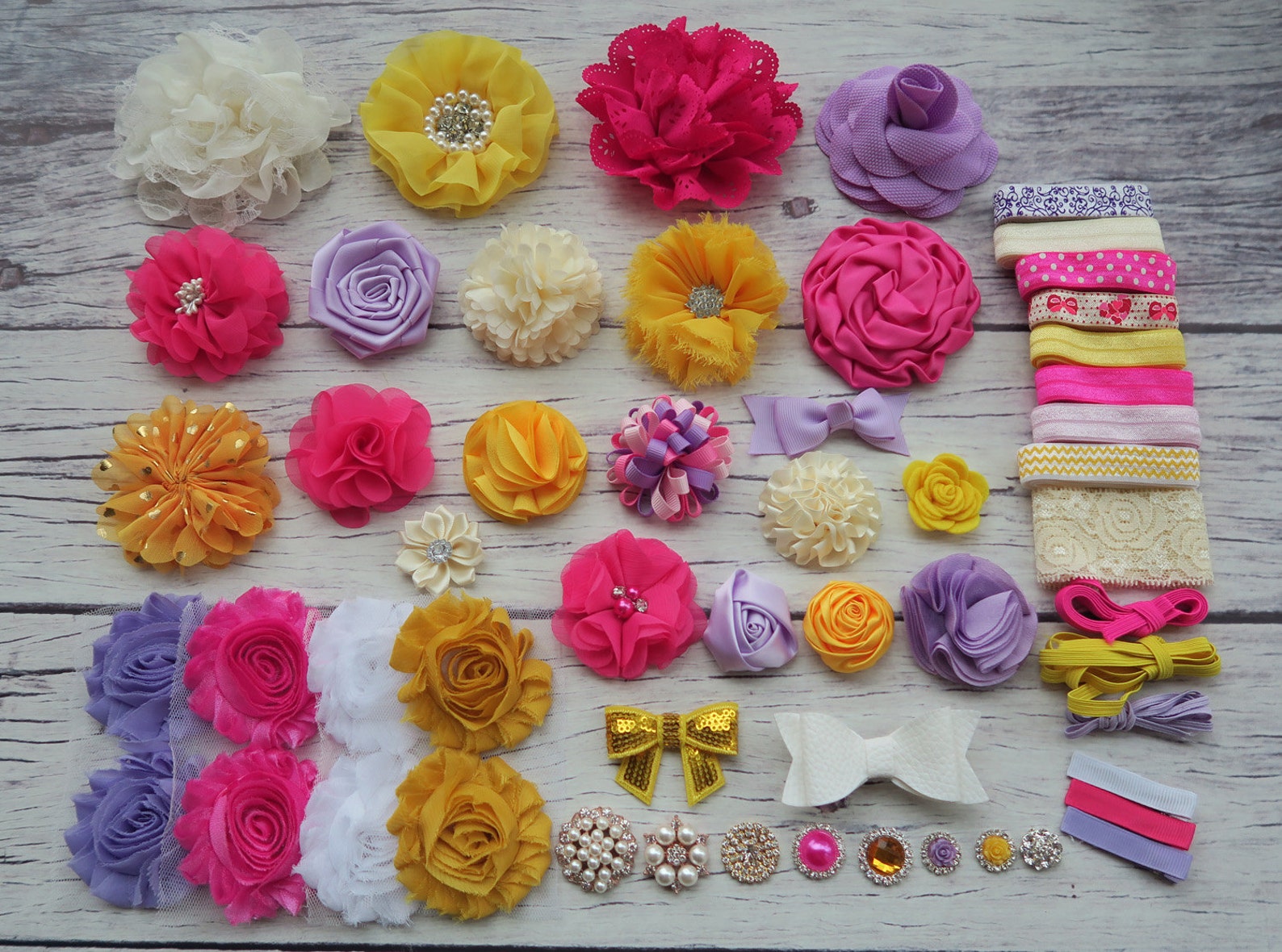 Baby Shower Headband Station Kitdiy Headband Making Kitfirst Etsy