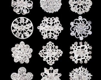 Brooch Pin Bulk Brooches for Anniversary Birthday Gifts Wedding Clothing Accessories Brooch Pins 6Pcs Brooch