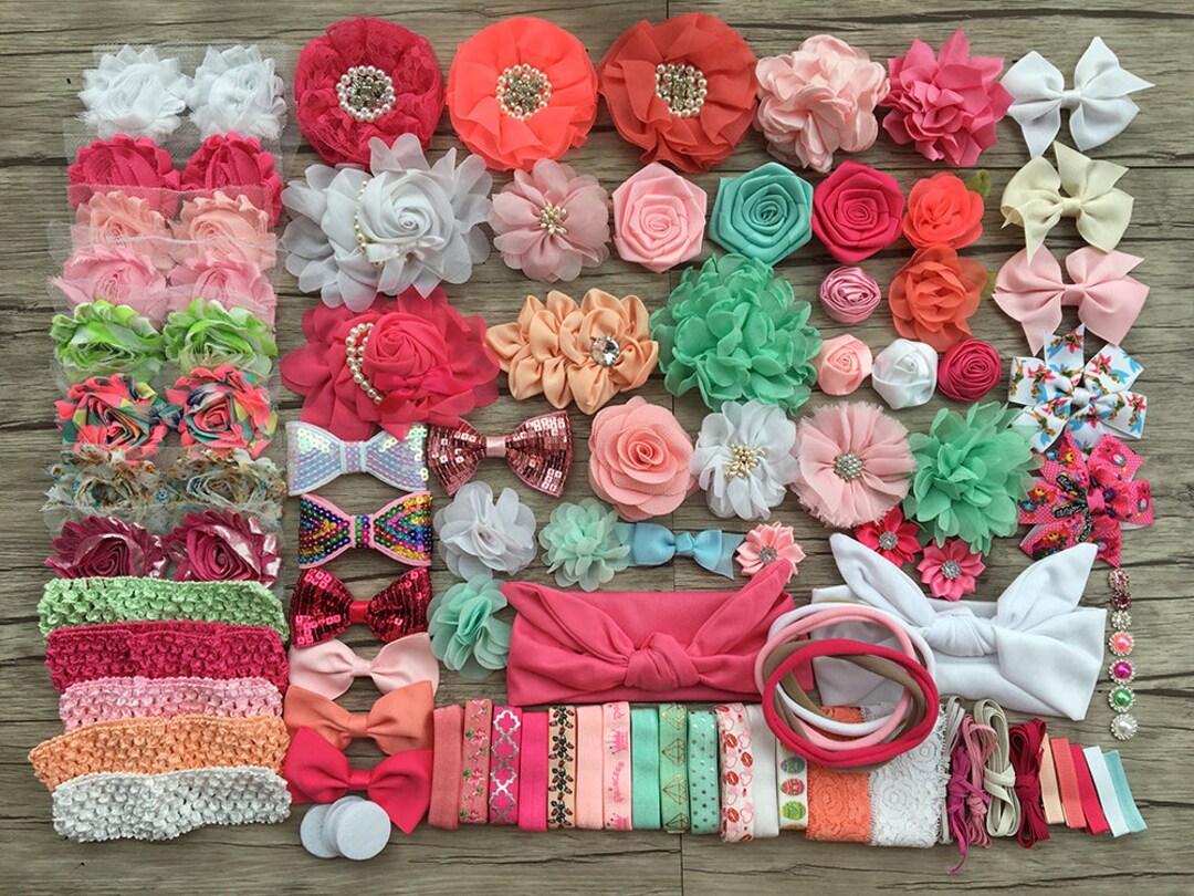 DIY Headband Making Kitbaby Shower Headband Station Kit Etsy