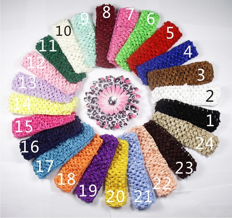 100pcs 1.5 Waffle Wholesale Baby Headband Elastic Baby Etsy