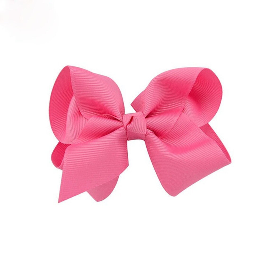 25 Pcs 4 Inch Hair Bow Girl Hair Bow Toddler Hair Bows Etsy