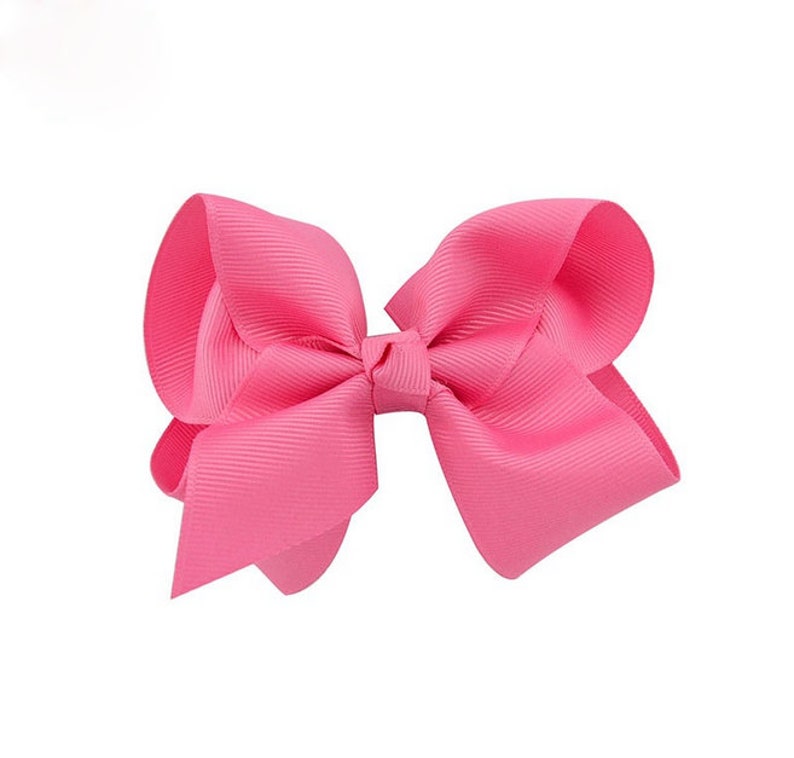 25 Pcs 4 Inch Hair Bow Girl Hair Bow Toddler Hair Bows Etsy