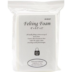 Wistyria Felting Foam Pad 6 x 8.5 x 2 Inches