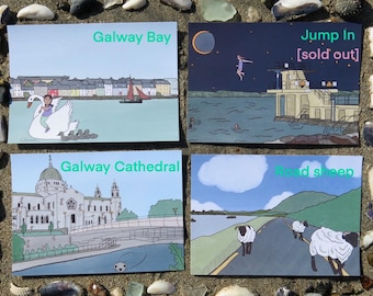 Galway Ireland Postcards (2-pack)