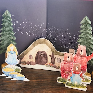 Goldlöckchen und die drei Bären, Märchen, Märchen, Vorschule, Kleinkind-Aktivitäten, Kindergarten, Printables