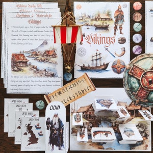 Vikings, Vikings Unit Study, Homeschool , Printables, Norse, Vikings ...