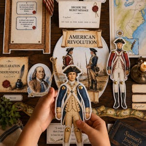 American Revolution Interactive Unit | Hands-On History | Homeschool Curriculum | Revolutionary War Activities | Grades 2–5