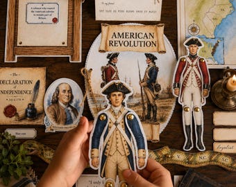 American Revolution Interactive Unit | Hands-On History | Homeschool Curriculum | Revolutionary War Activities | Grades 2–5