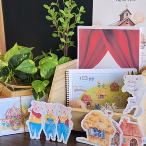 3 porcellini, Tutto sui maiali, Fiaba, Studio sui maiali, Istruzione parentale, Scuola materna, Asilo, Attività, Materiali stampabili