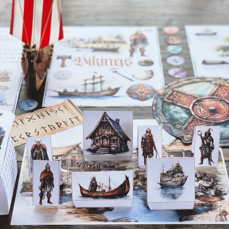 Vikings, Vikings Unit Study, Homeschool , Printables, Norse, Vikings ...