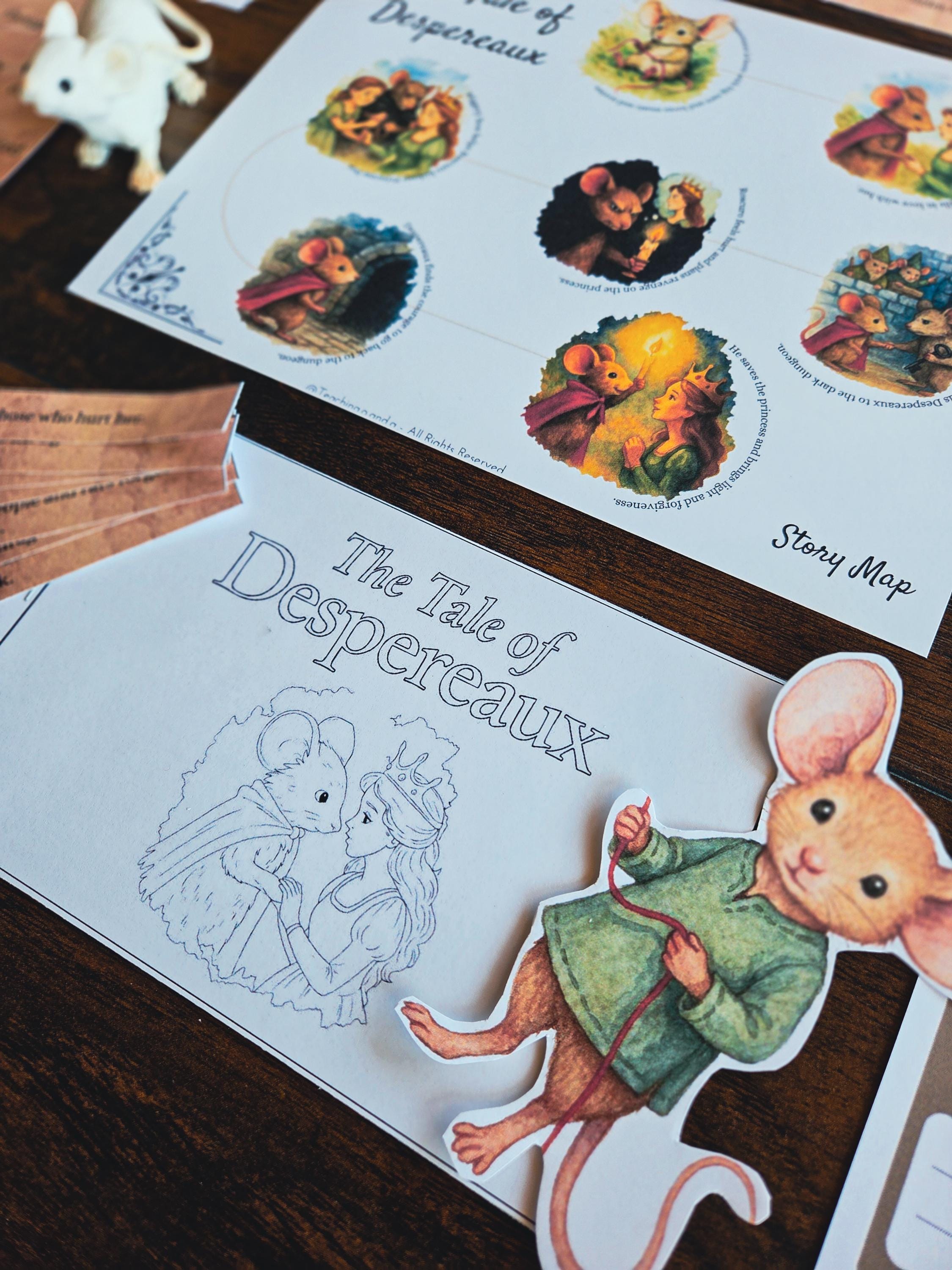 The Tale of Despereaux Book Study: Reading Comprehension Activities ...