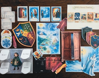 Narnia Unit Study: The Lion, the Witch, and the Wardrobe (130-Page Printable Pack)