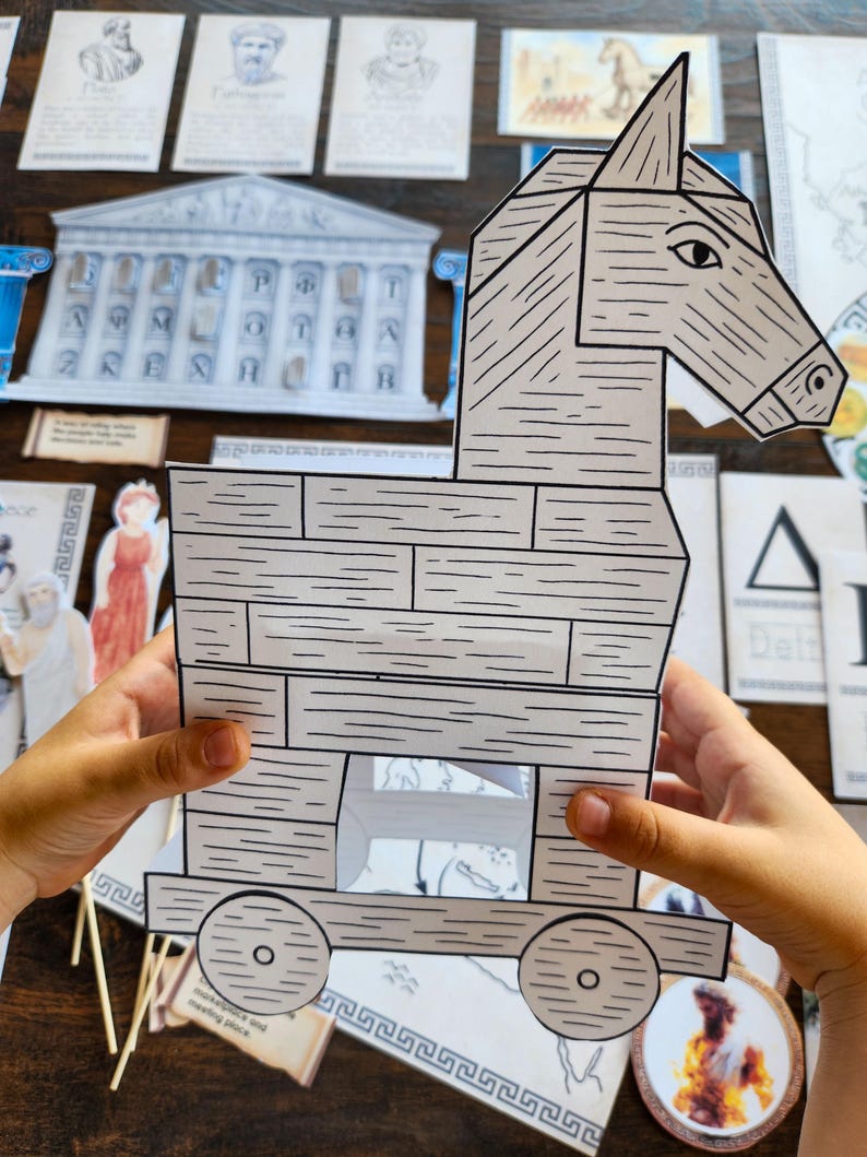 Ancient Greece Activity Pack: History, Myths, and Crafts (digital ...
