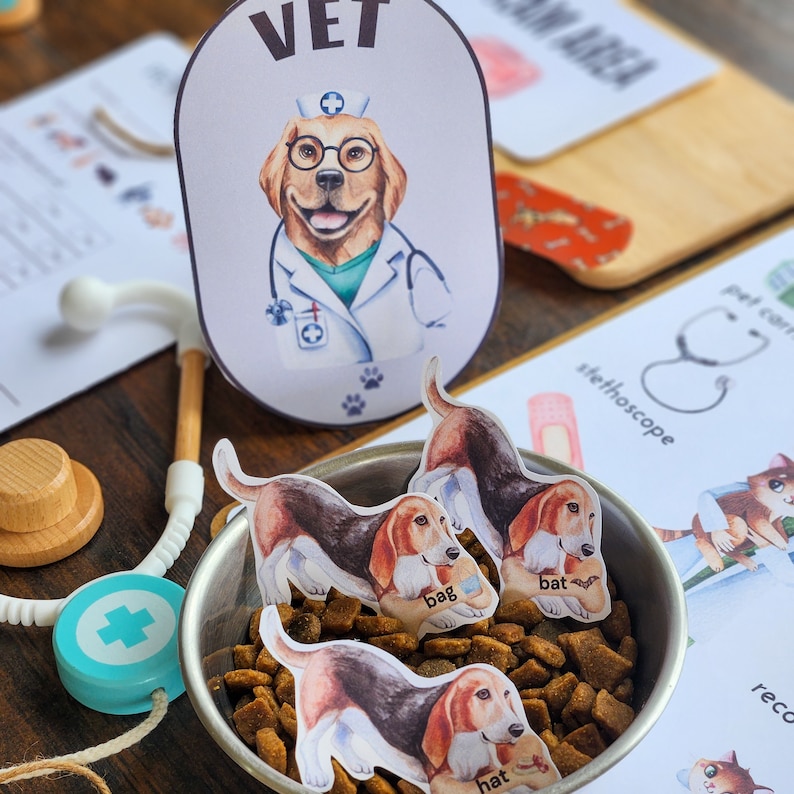 Veterinary Pack, Montessori Pack, Homeschool Activities, Animals Pack