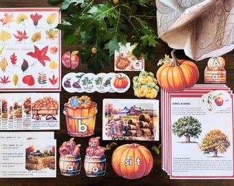 Autumn Adventures Printable Pack: Fall Homeschool Curriculum (160-Page)