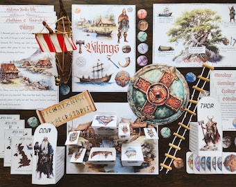 Vikings, Vikings Unit Study, Homeschool , Printables, Norse, Vikings Printables, Gods, Myths , Homeschool Printables, Valhalla
