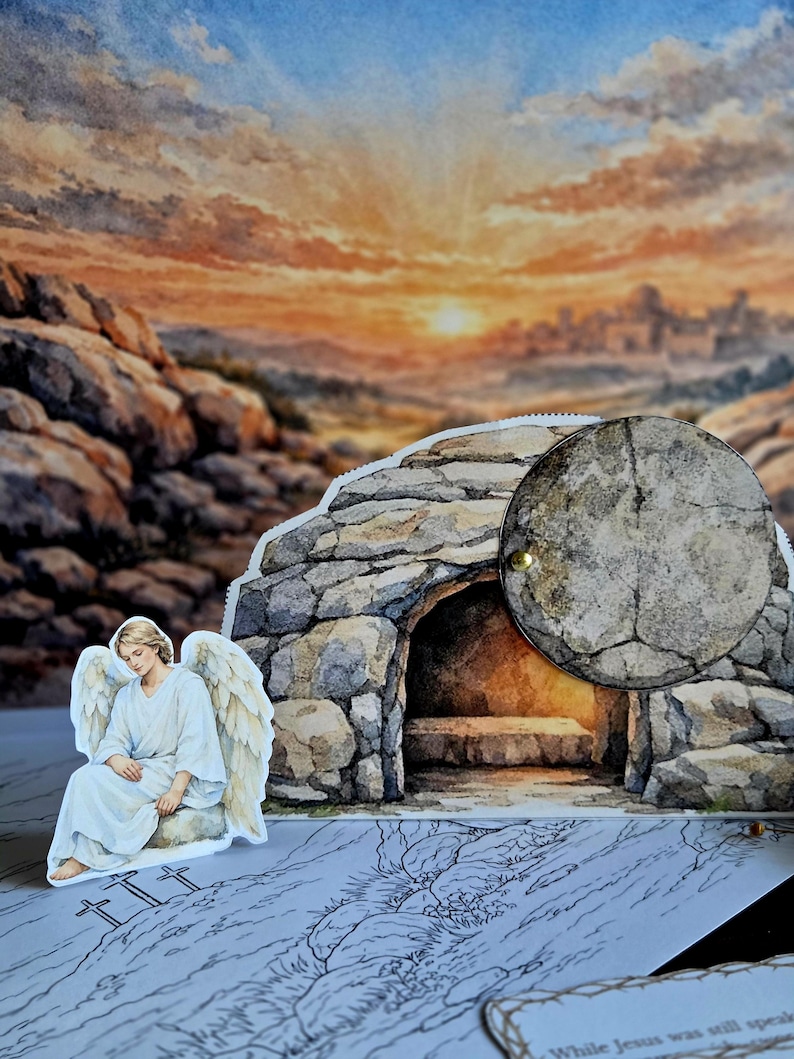 Resurrection Story Printable Pack | Christian Easter Bible Study, 3D ...