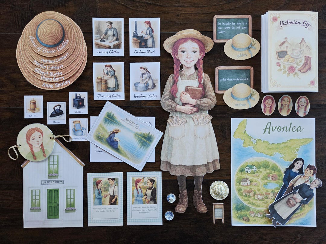 Anne of Green Gables Unit Study: Homeschool Literature Activities ...