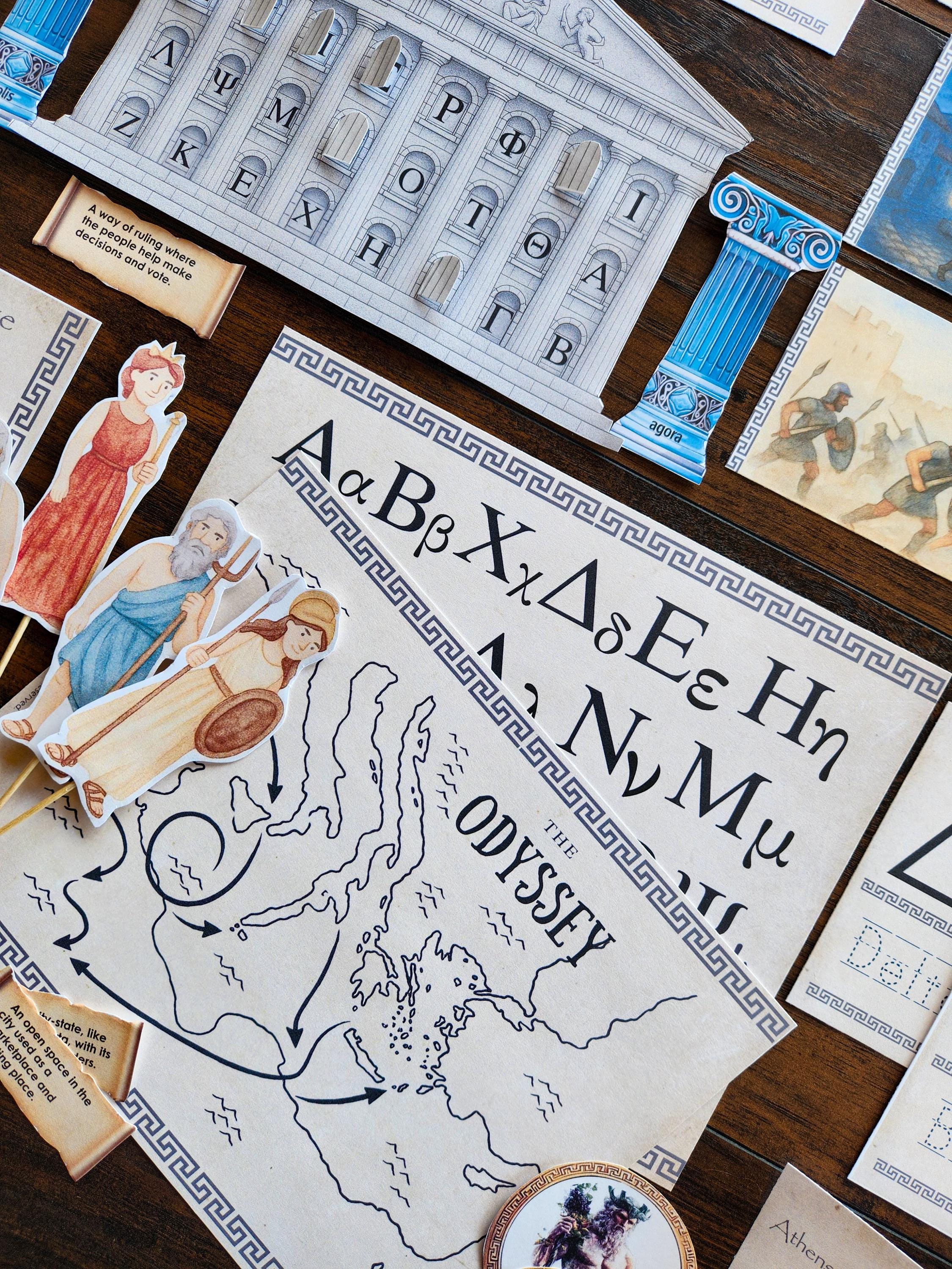 Ancient Greece Activity Pack: History, Myths, and Crafts (digital ...