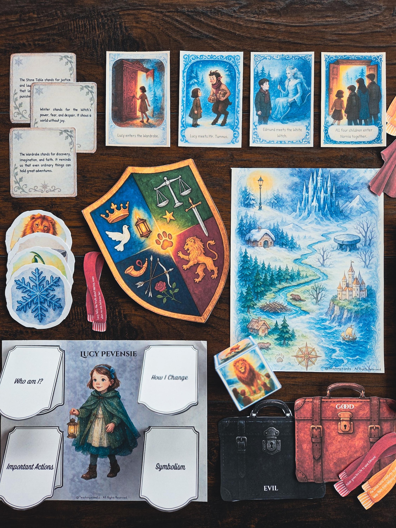 Narnia Unit Study: the Lion, the Witch, and the Wardrobe (130-page ...