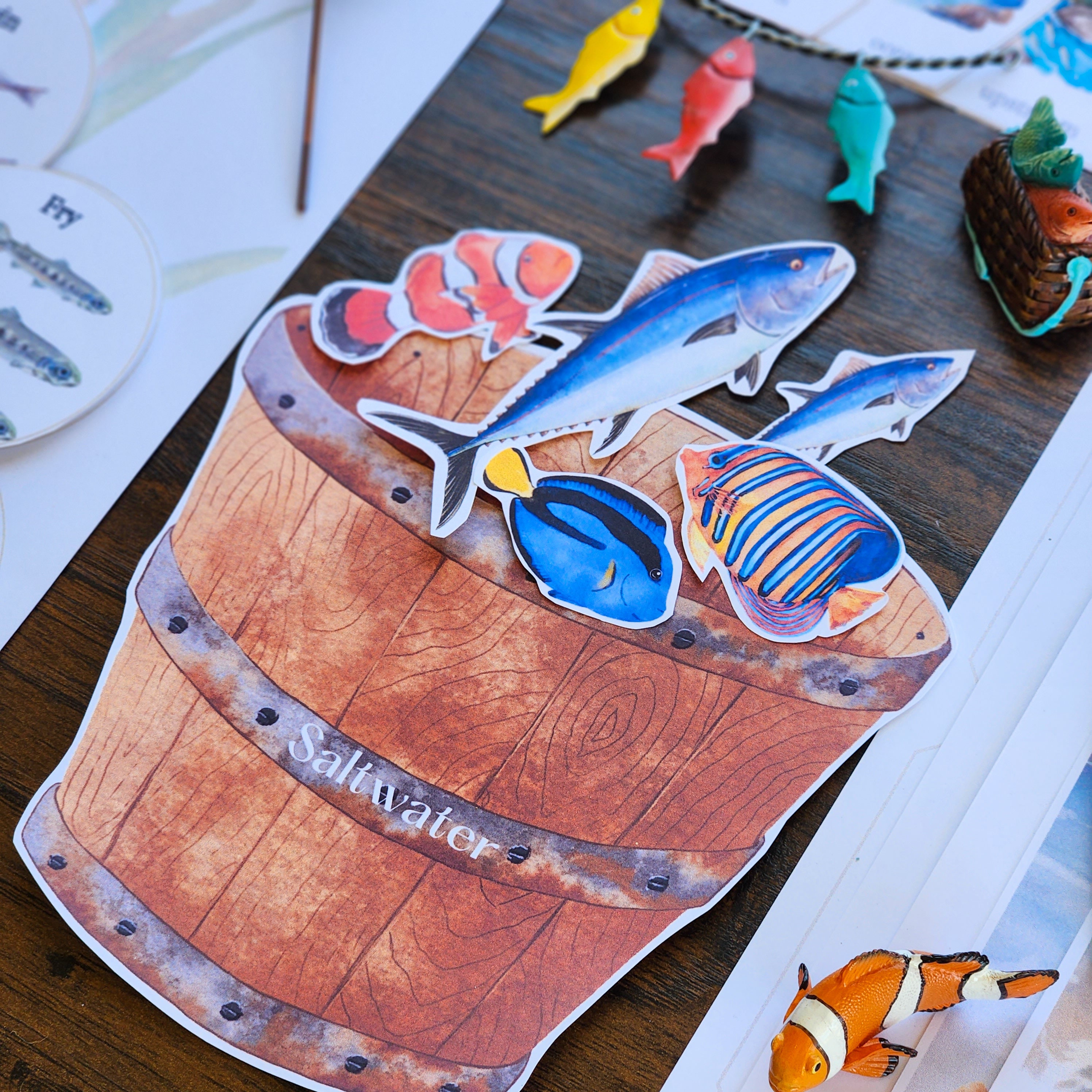 Fishing Unit Study Montessori Study Homeschool Activities Etsy