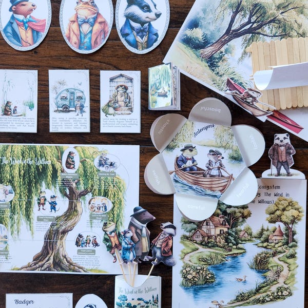 The Wind in the Willows Book Companion | Printable Unit Study & Activities for Kids